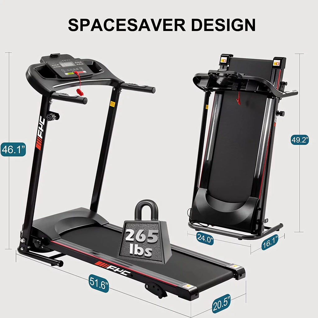 2.5HP Folding Incline Treadmill with Bluetooth for Home X81042