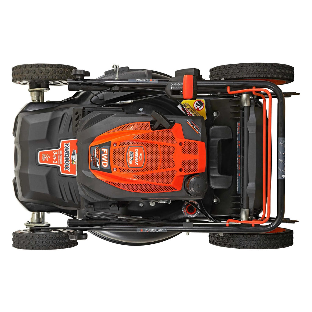 22 in. 201cc SELECT PACE 6-Speed CVT FWD 3-in-1 Gas Self-Propelled Lawn Mower O4601