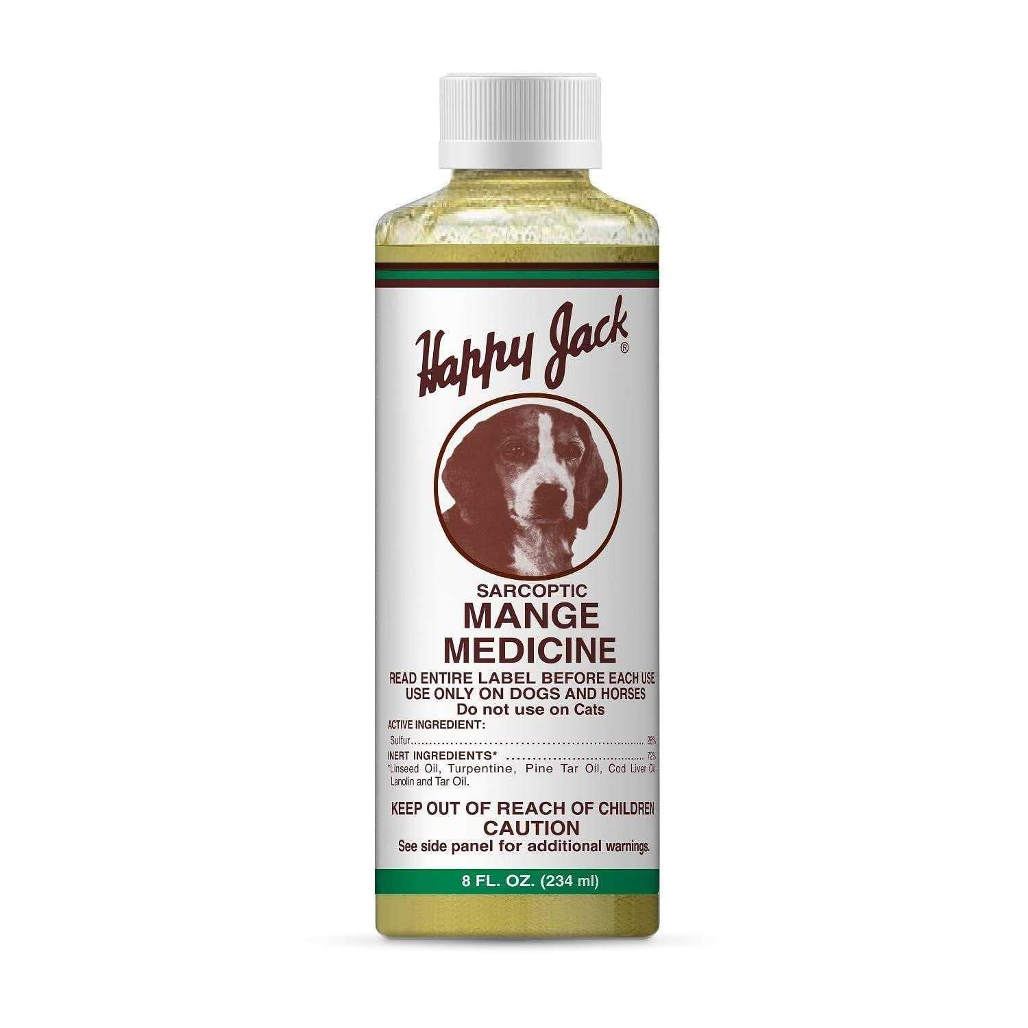 Happy Jack Mange Medicine & Mange Treatment for Dogs & Horses