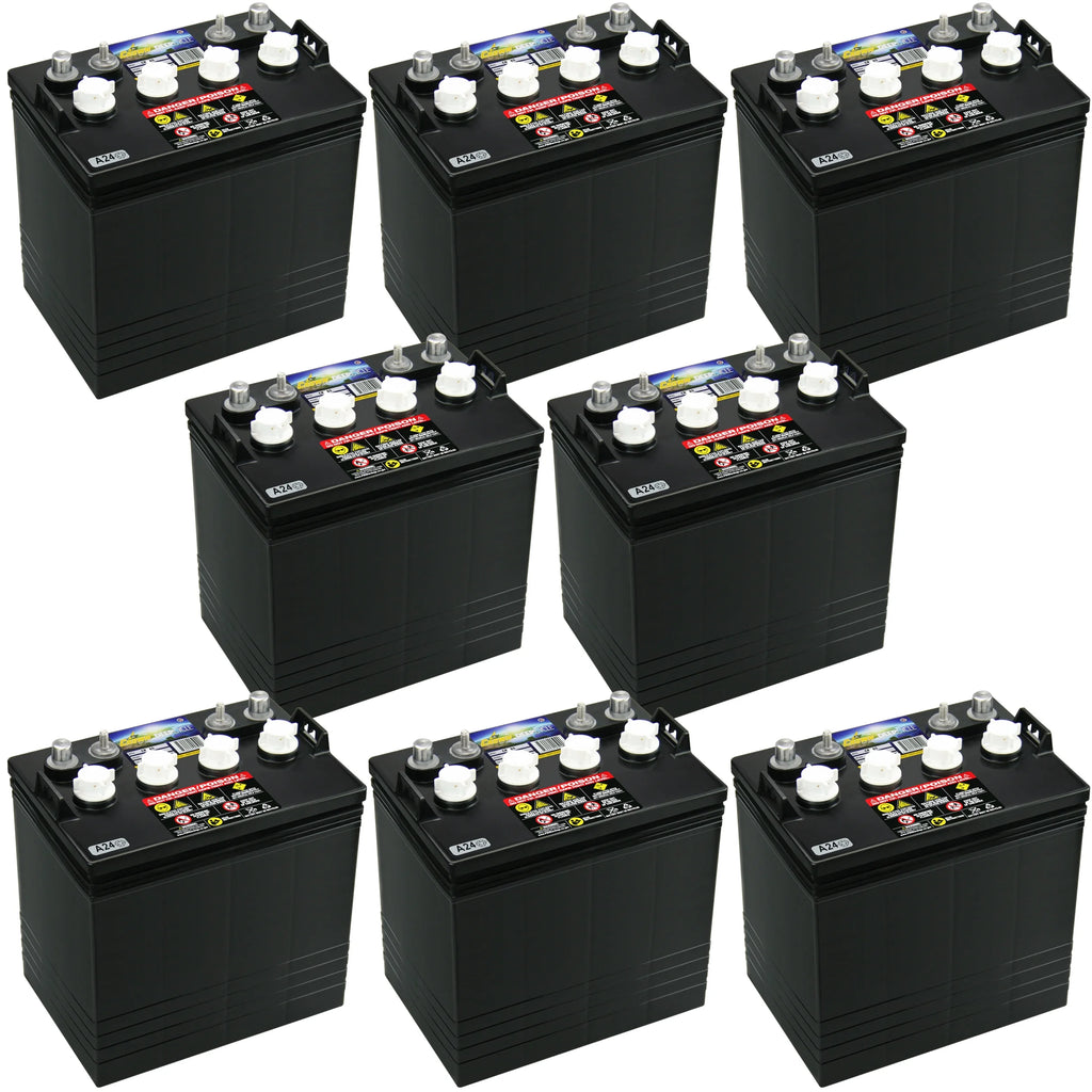 Crown CR-165 8V Deep-Cycle Flooded Battery replaces Trojan T-875 X8