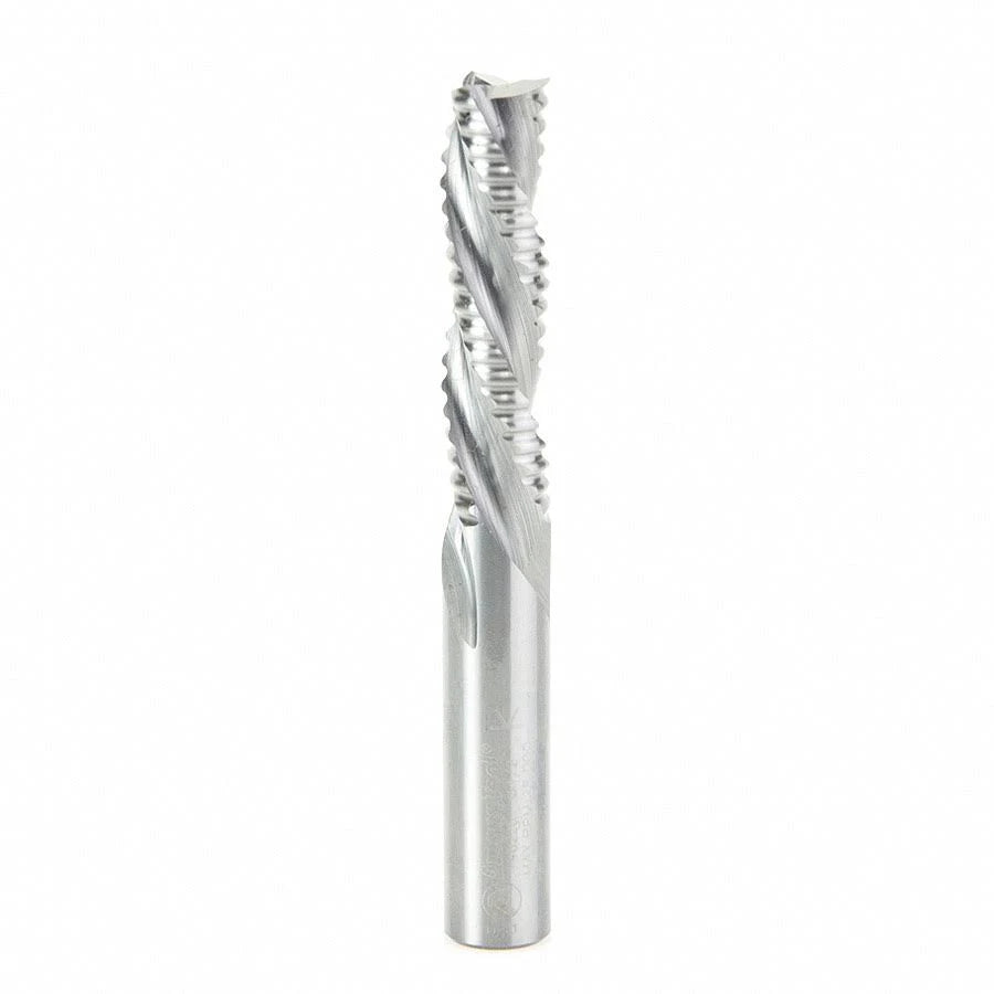 Amana 46226 CNC Solid Carbide Roughing Spiral 3 Flute 1/2 x 2 Inch Down-Cut Router Bit N6768