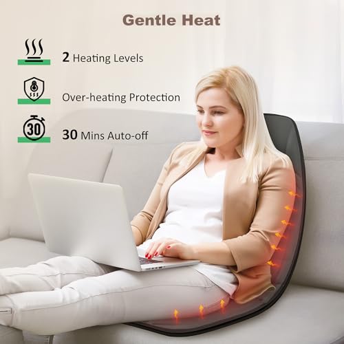 Vibration Back Massager with Heat for Chair E924824
