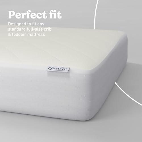 Graco 6-Inch Dual-Comfort Crib & Toddler Mattress, GREENGUARD Gold Certified V830838