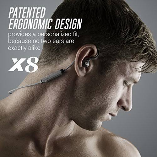 Mee Audio X8 Secure-Fit Bluetooth Wireless Sports In-Ear Headphones T2233