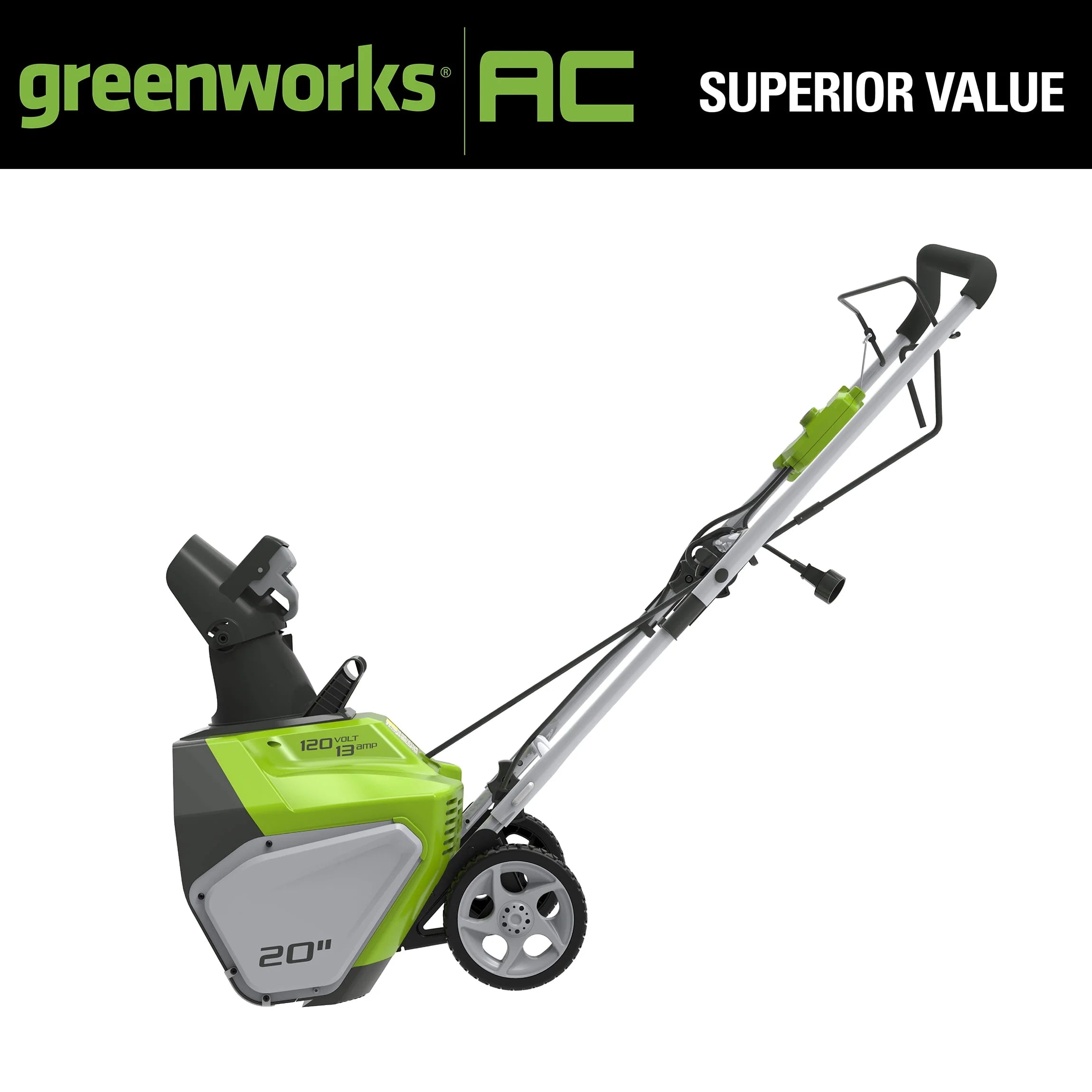 Greenworks 13 Amp 20 in. Corded Electric Snow Thrower Y42657