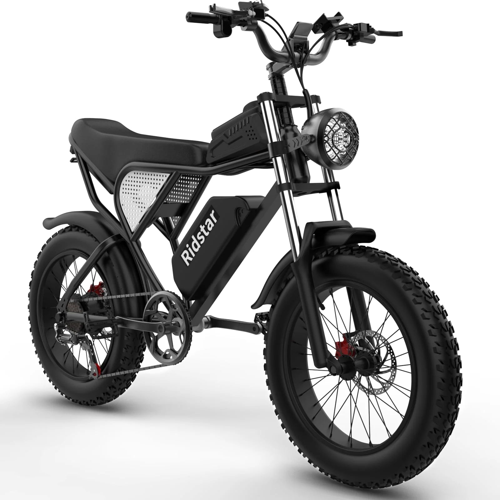 Ridstar Electric Bike for Adults, 20" Fat Tire, 1000W, Removable 48V/20Ah Battery L39664