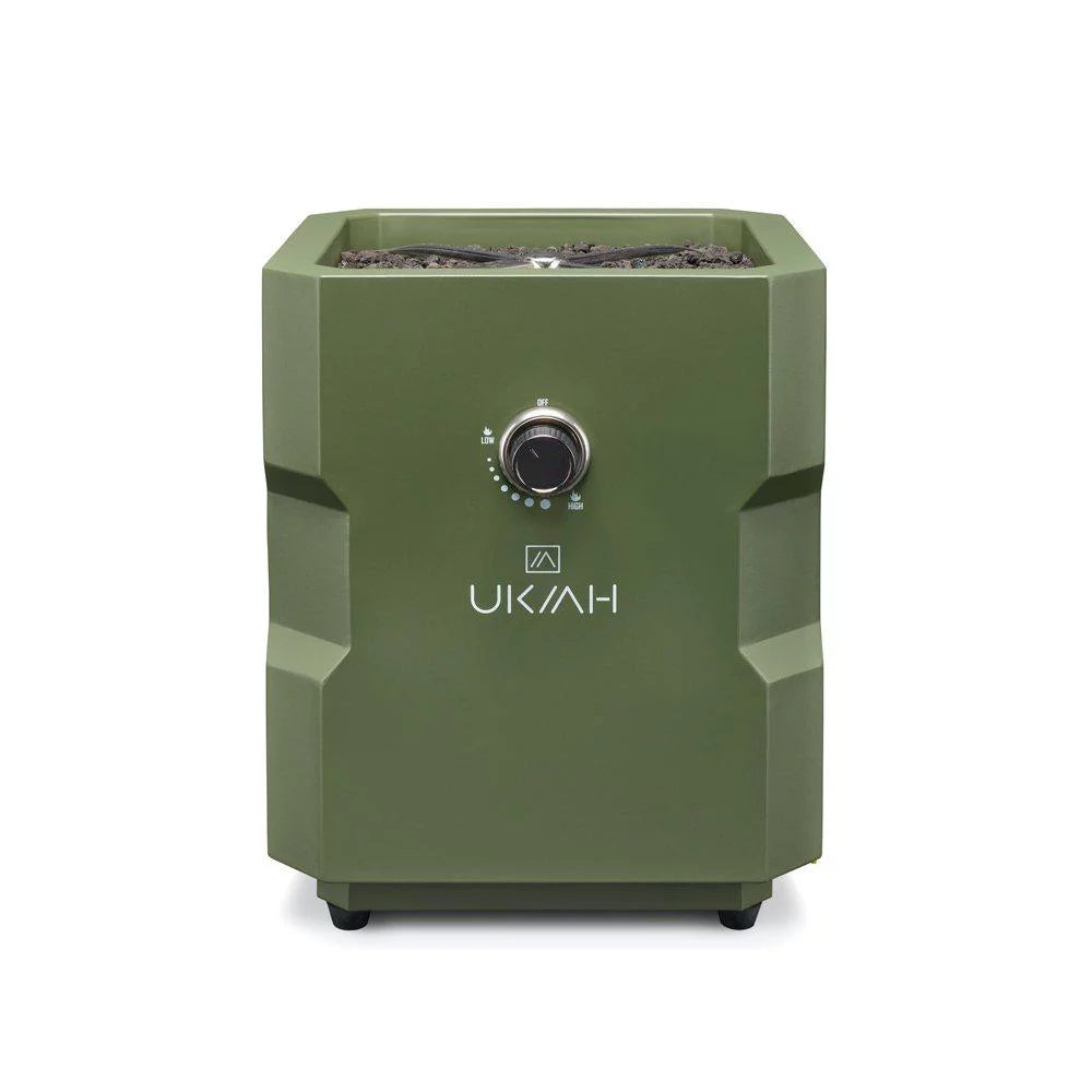 Ukiah Tailgater X Portable Propane Fire Pit, Green Q263