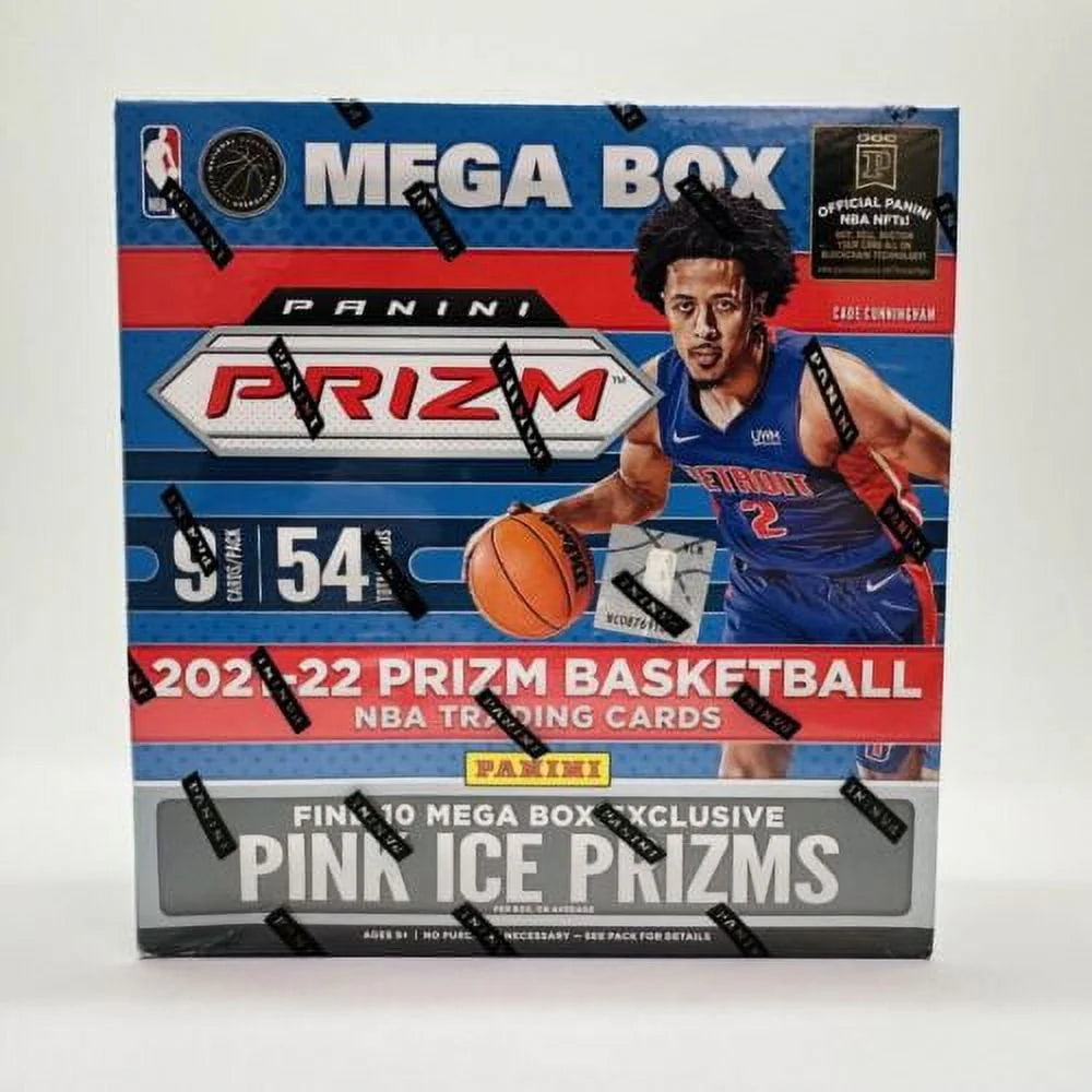 2021-22 Panini Prizm Basketball Mega Box Trading Cards