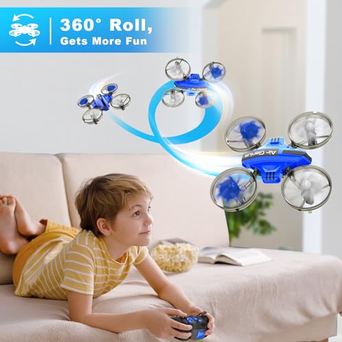 Mini Drone for Adults, 2 in 1 Toy with Car Mode and 2 Batteries P879141