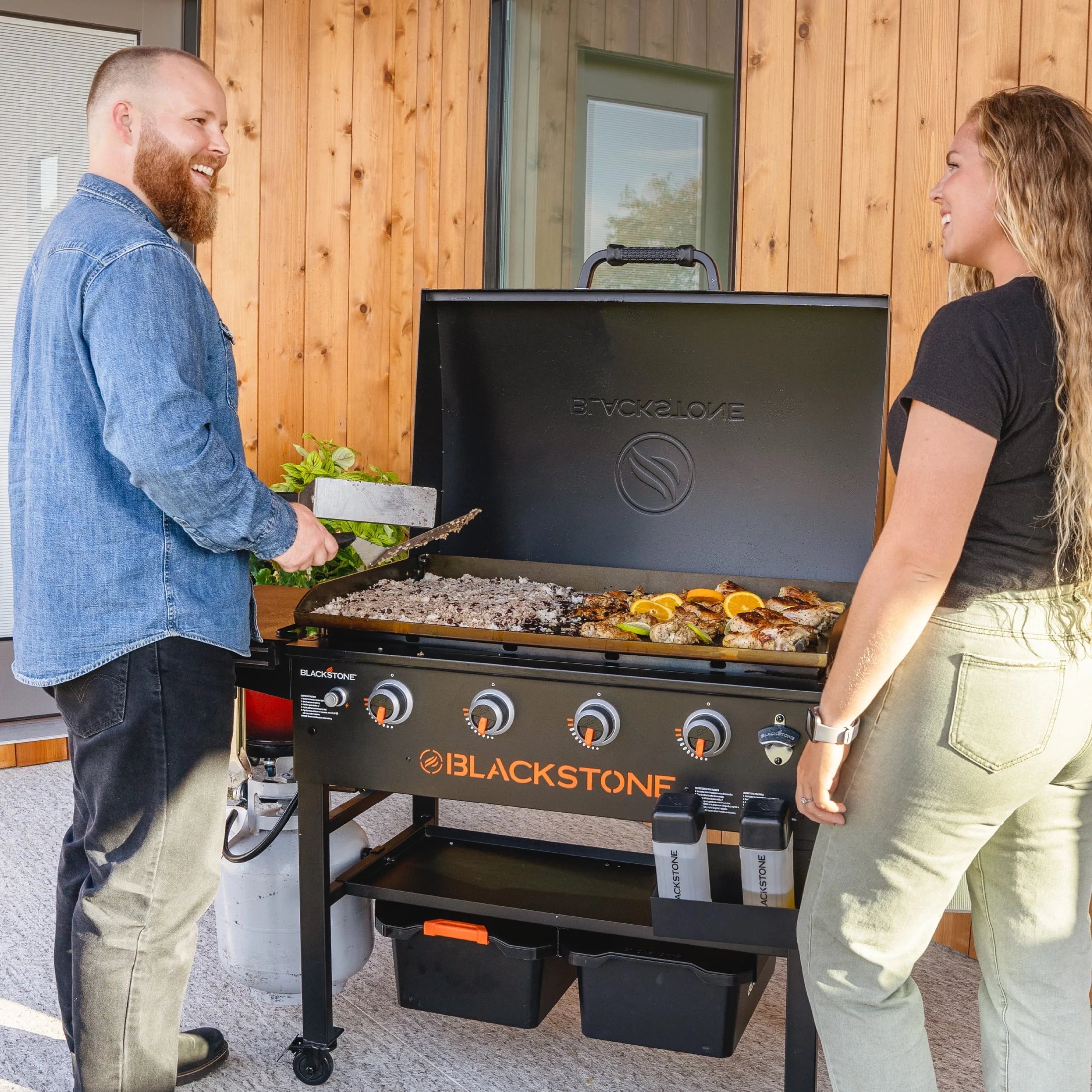 Blackstone Original 4-Burner 36" Propane Griddle with Hood L9350