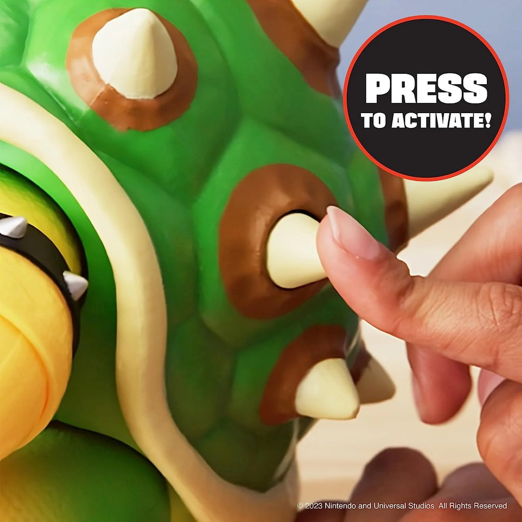 The Super Mario Bros. Movie 7 inch Bowser Action Figure with Fire Breathing Effects T6467