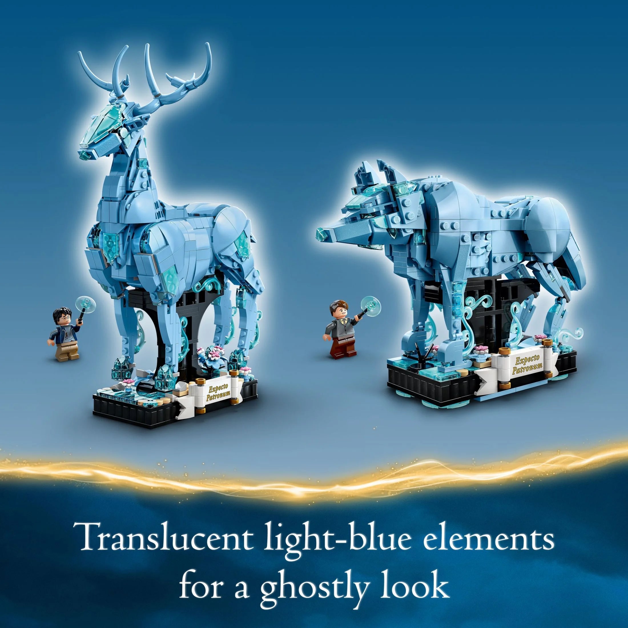 LEGO Harry Potter Expecto Patronum 2-in-1 Building Set for Teens and Fans 14+ G44137
