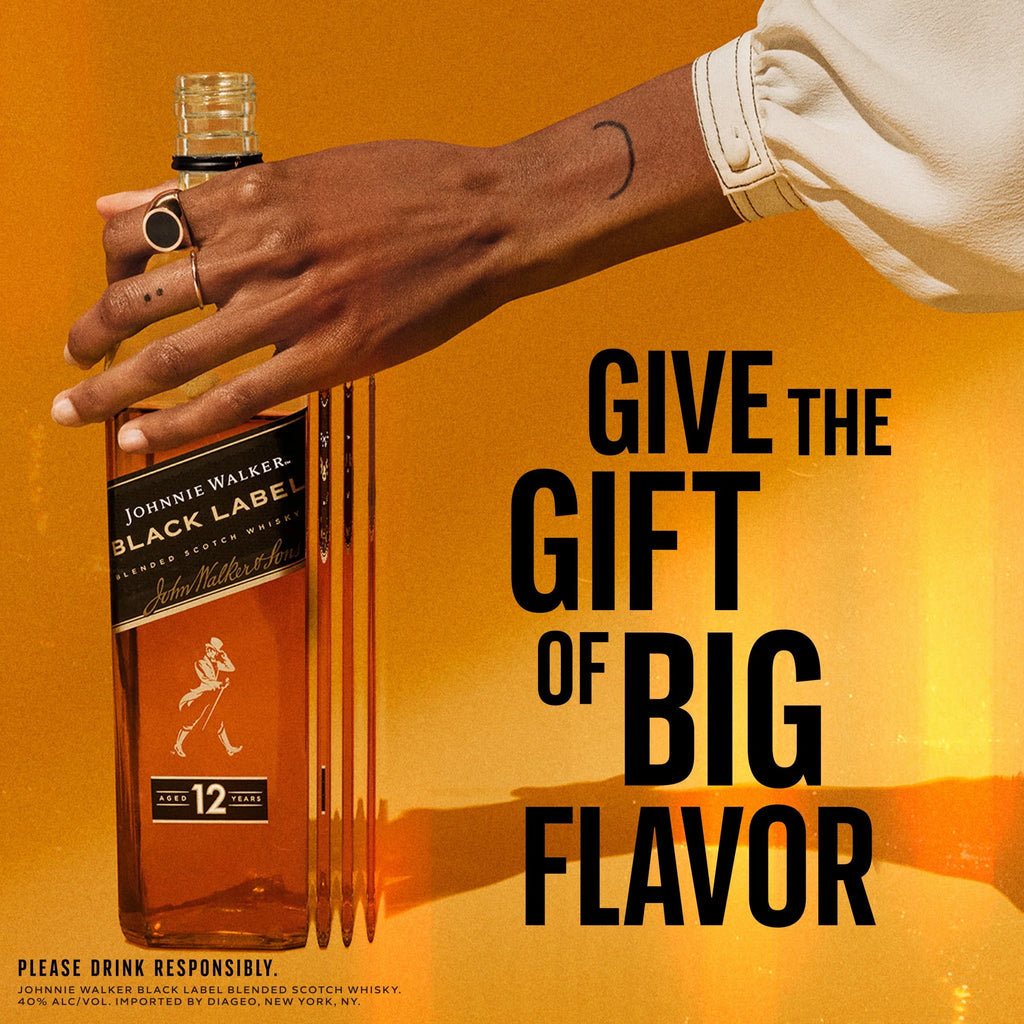 Johnnie Walker Black Label Blended Scotch Whisky 1.75L D493959