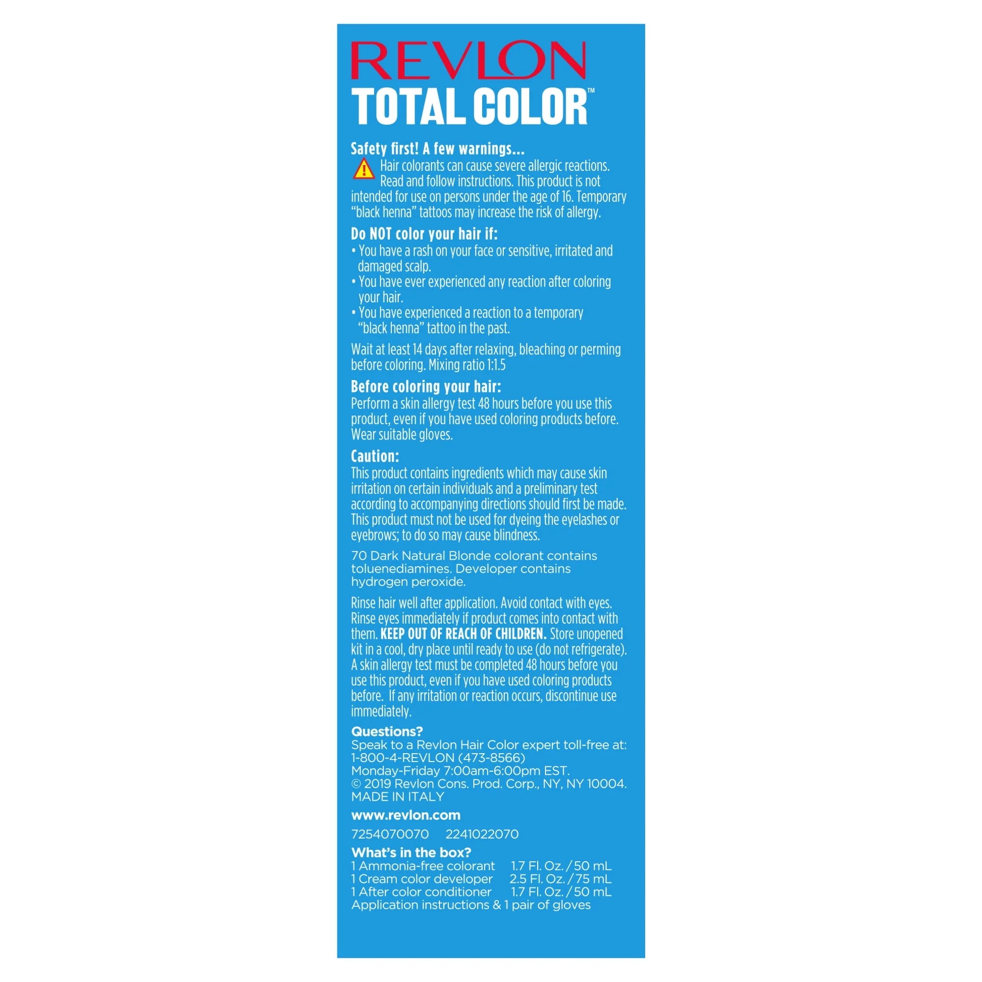 Revlon Total Color Permanent Hair Color, 535 Medium Golden Mahogany X49899