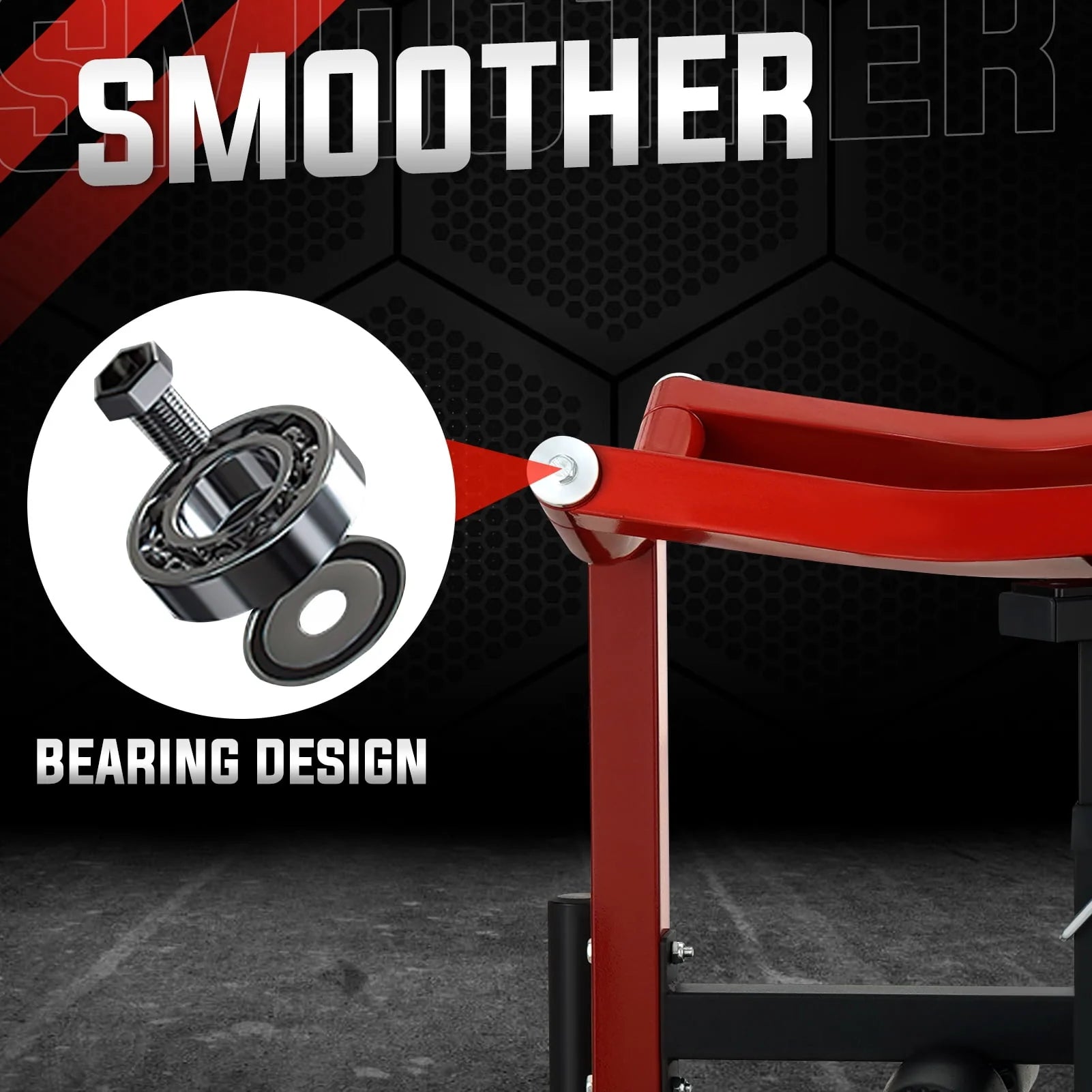 Syedee Chest Press Machine with Adjustable Bench for Home Gym I547