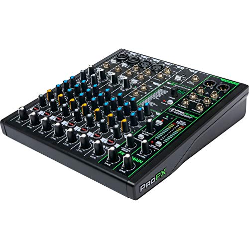 Mackie ProFX10 Go 10-channel Battery-powered Mixer with USB and Effects V810787