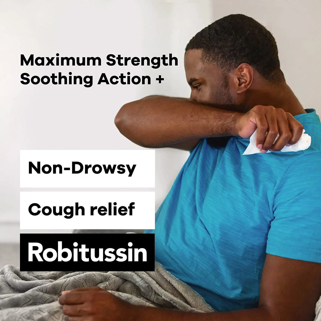 Robitussin Adult Maximum Strength Cough + Chest Congestion DM Max Raspberry Flavor B7180