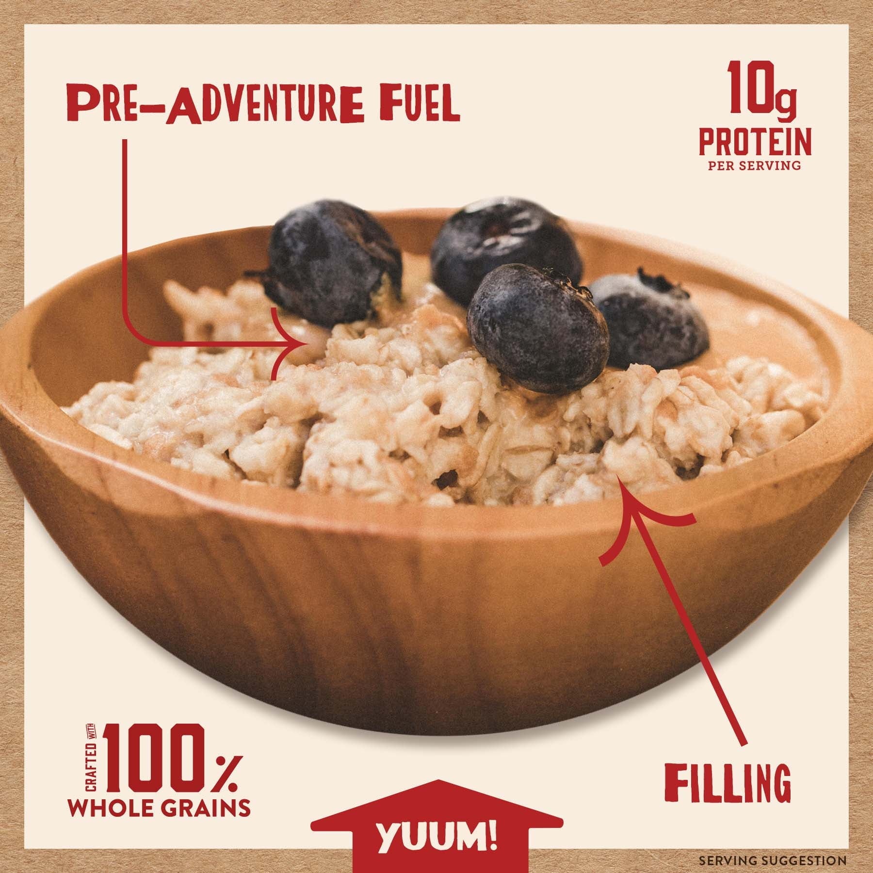 Kodiak Protein-Packed Classic Rolled Oats, 16 oz Canister S852521