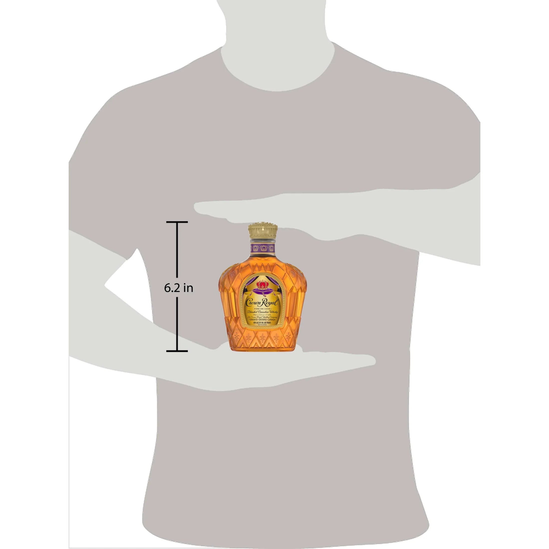Crown Royal Fine De Luxe Blended Canadian Whisky, 375 mL, 40% ABV N65227