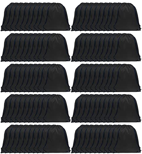 GoodtoU 40 Pack Drawstring Backpacks Waterproof Nylon Cinch Bags for School Gym N792