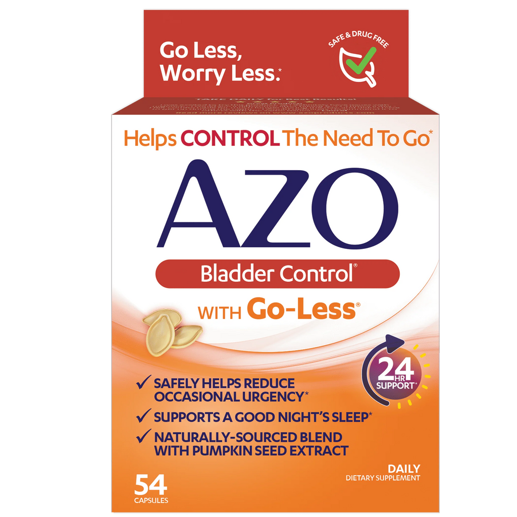 AZO Bladder Control with Go-Less Daily Supplement, 54 Count Capsules P383