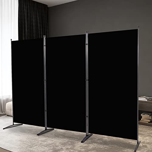 Room Divider Folding Privacy Screens, 3 Panel Portable Partition Q514484