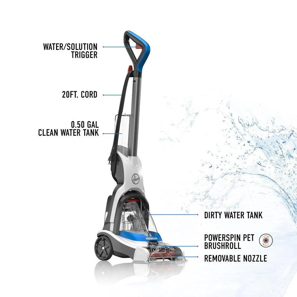 Hoover PowerDash Pet Compact Carpet Cleaner FH50710CN V595591