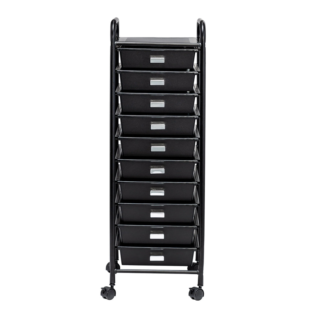 Honey-Can-Do 10-Drawer Rolling Cart, Rainbow N1365