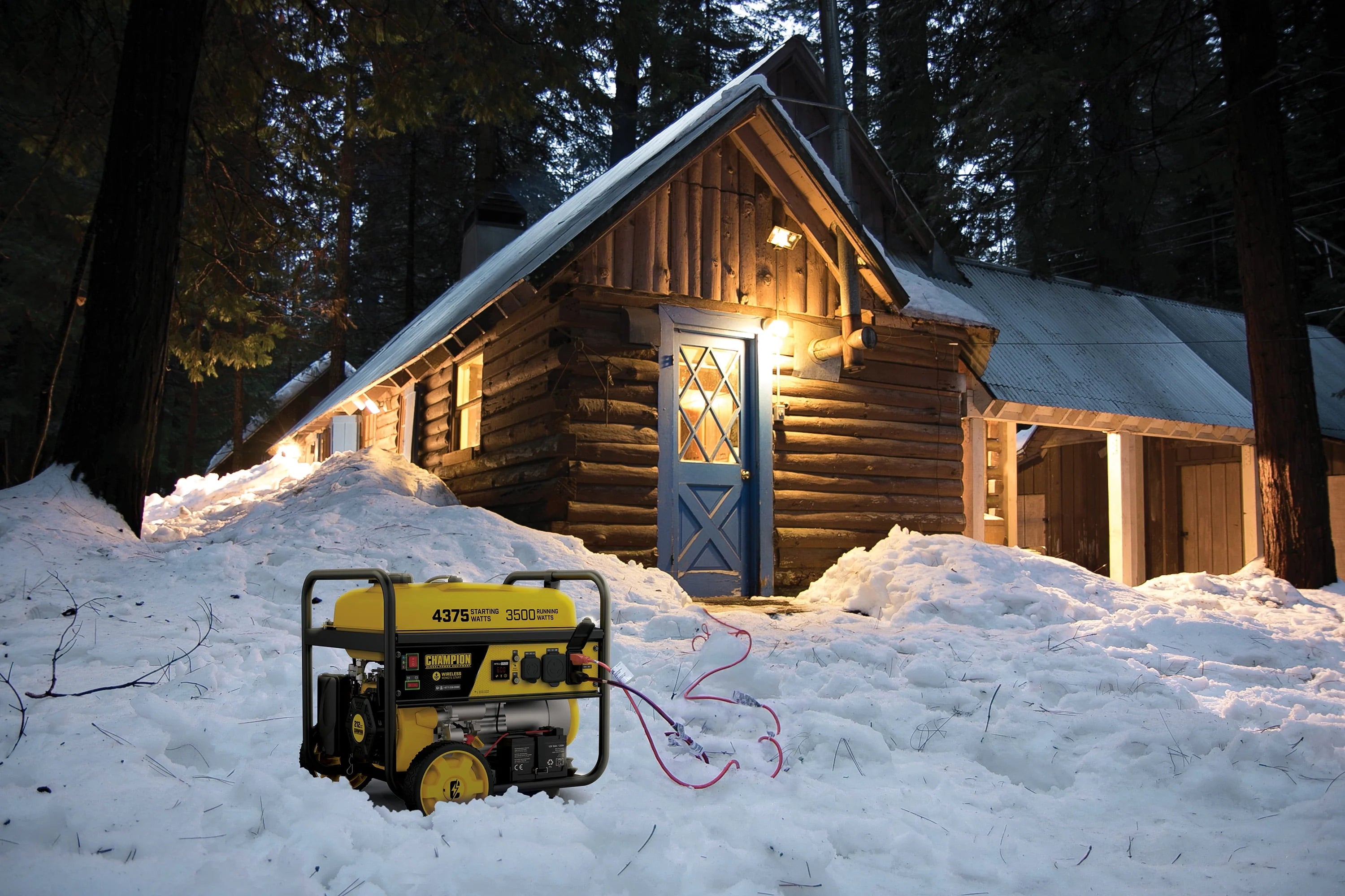 Champion Power Equipment 4375/3500W Portable Generator, Remote Start T7613