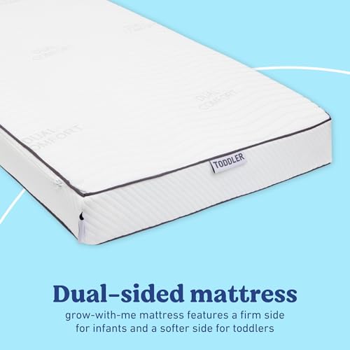 Graco 6-Inch Dual-Comfort Crib & Toddler Mattress, GREENGUARD Gold Certified V830838