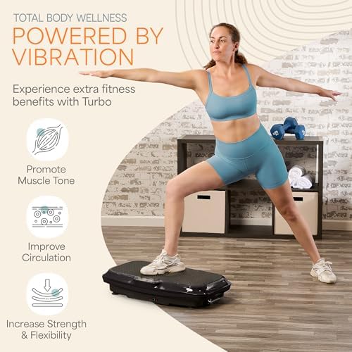 Lifepro Vibration Plate Exercise Machine with Magnetic Acupoints for Full Body Fitness A59153