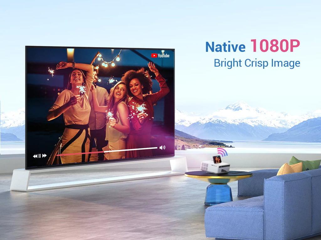 VANKYO Performance V630W Native 1080P Projector with 5G WiFi H86912
