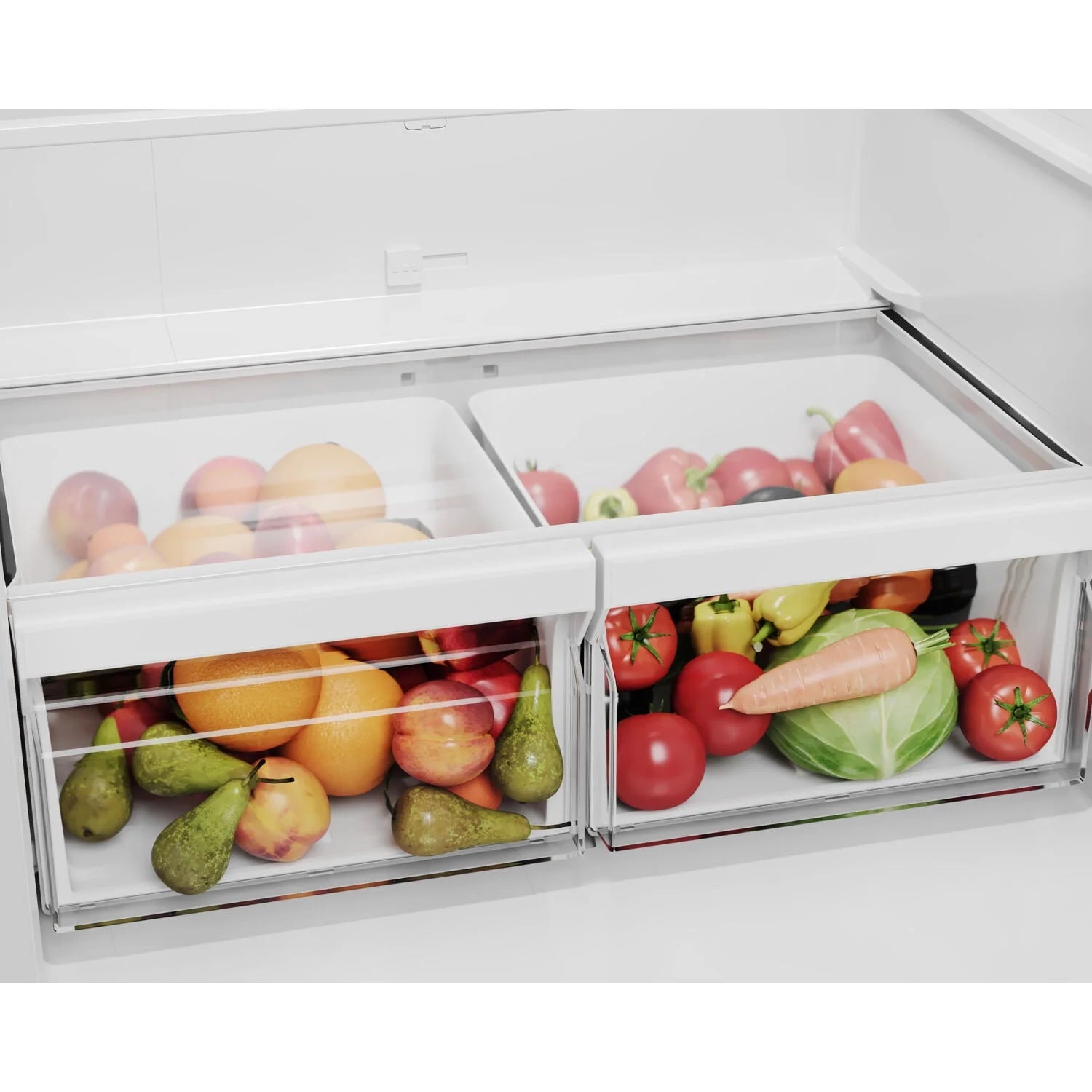 Midea 18.7 Cu. Ft. Bottom Mount Refrigerator, Stainless Steel O61803