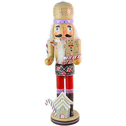 Ornativity Gingerbread Chef Nutcracker Wooden Christmas Decoration 14" B8313