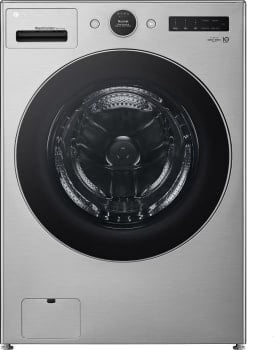 LG WM6998HBA 5 Cu. Ft. Black Steel Front Load Washer/Dryer Combo X402933