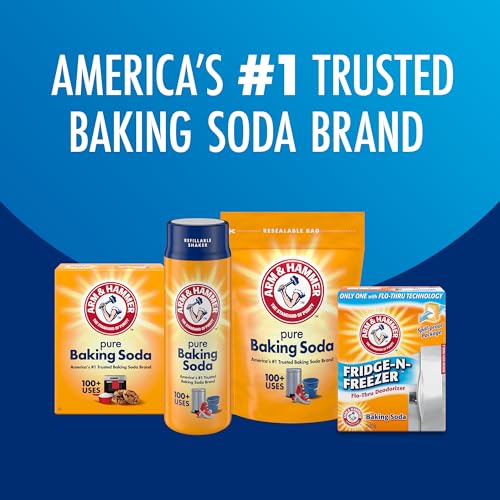 Arm & Hammer Baking Soda, 1 Pound (Pack of 12) W8601