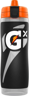 Gatorade Gx Hydration System, Non-Slip 30oz Squeeze Bottle - Black