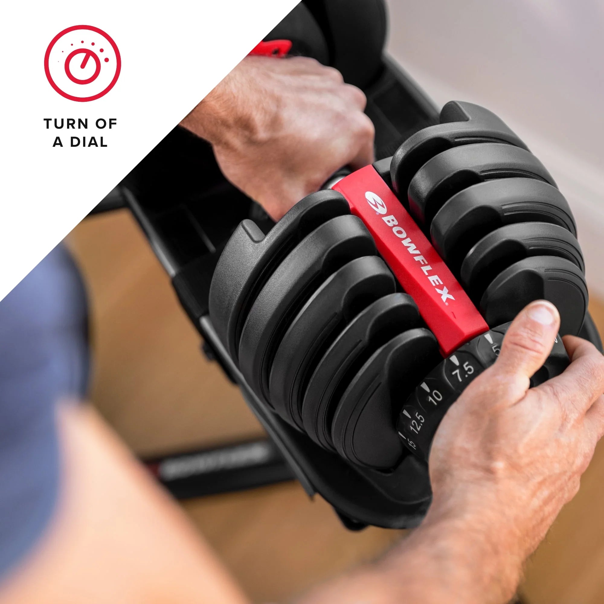 Bowflex SelectTech 552 Adjustable Dumbbell, Single V80937