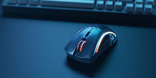 Glorious Gaming Model D 2 Wireless Ergonomic Mouse, 66g, White V612