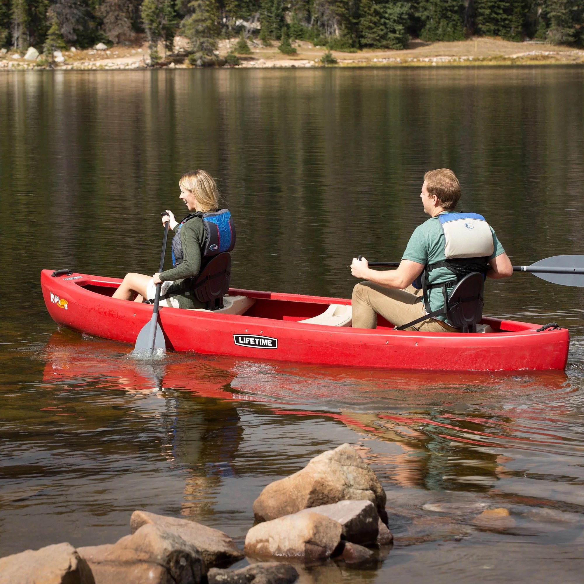 Lifetime Wasatch 130 Canoe Forest Green W575