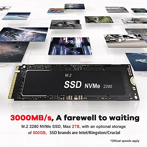 Beelink SER5 Mini PC AMD Ryzen 5 5500U 32GB DDR4 500GB NVMe SSD H29671