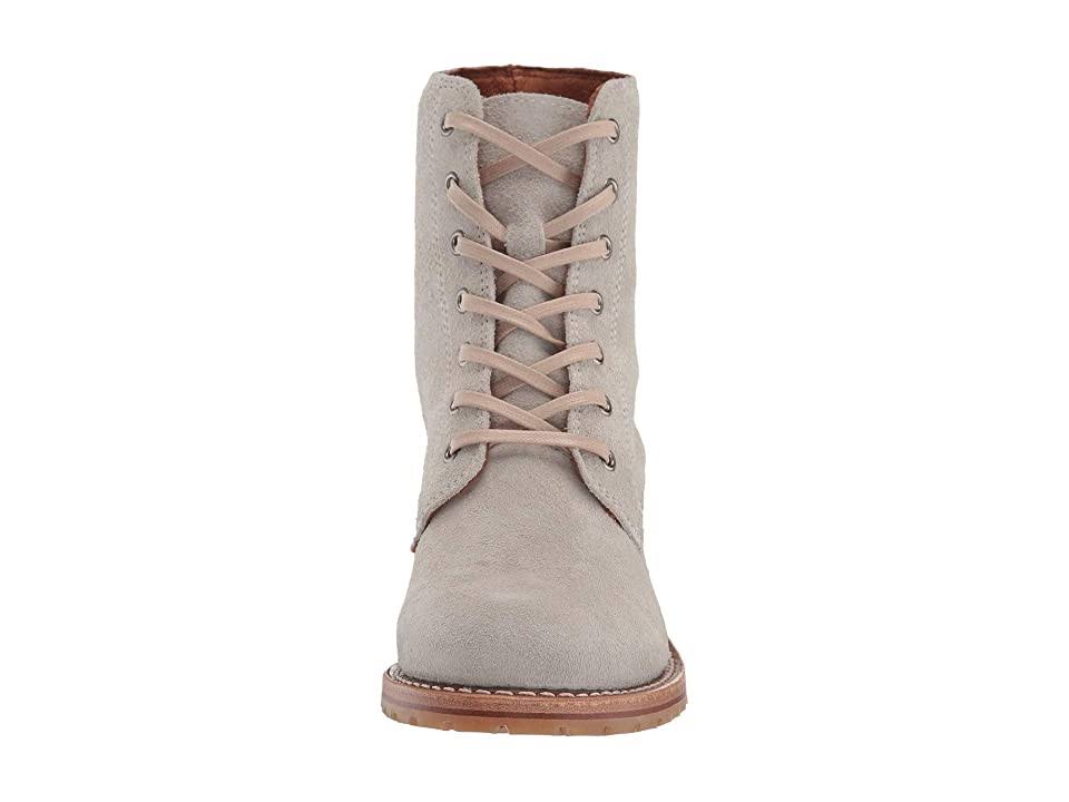 Frye Sabrina 6g Lace Up Boots White Sky Y150
