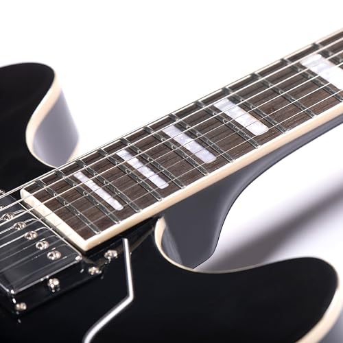 Redid Semi-Hollow Body Electric Guitar RD-100 with F-Hole, Maple Neck, Humbucker Pickups G2932