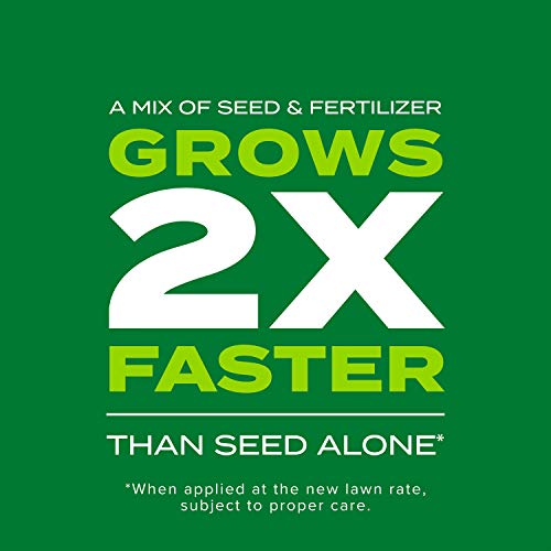 Scotts Turf Builder Rapid Grass Sun and Shade Mix, Grass Seed and Fertilizer, 16 lbs. V91162
