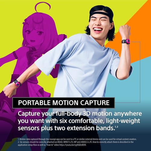 Sony mocopi 3D Mobile Motion Capture Pro Kit for VR and 3D Content Creation P93670