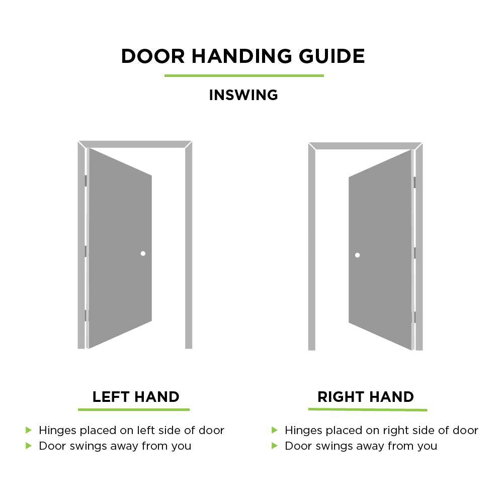 Masonite 36 in. x 80 in. New Haven Left Hand Inswing Fiberglass Prehung Front Door with Brickmold C97153