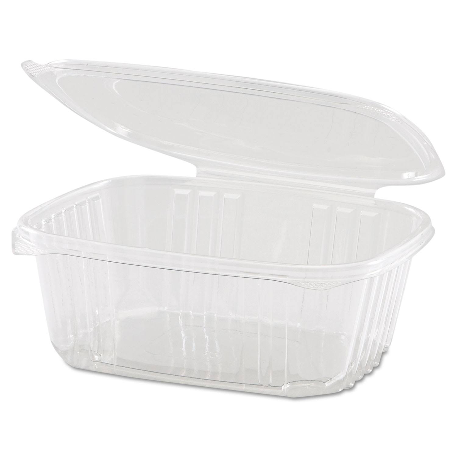 Genpak AD32 32 oz Clear Hinged Deli Container, 200 Count S84613