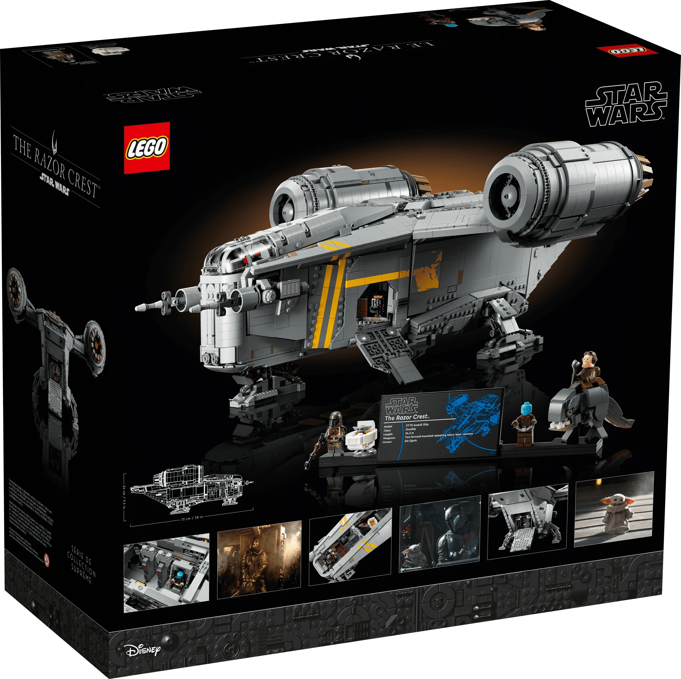 LEGO Star Wars The Razor Crest UCS Starship Set 75331 for Adults X693