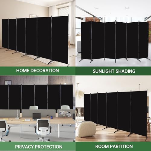 Room Divider Folding Privacy Screens, 3 Panel Portable Partition Q514484