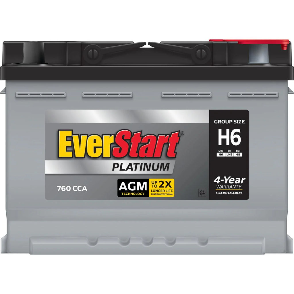 EverStart Platinum AGM Automotive Battery Group H6 LN3 48 12V 760 CCA Q573
